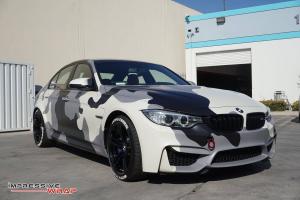 BMW M3 Sedan Full Camoflash by Impressive Wrap 2017 года
